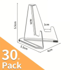 30er Pack Münzenaufsteller / Acryl - Kartenständer